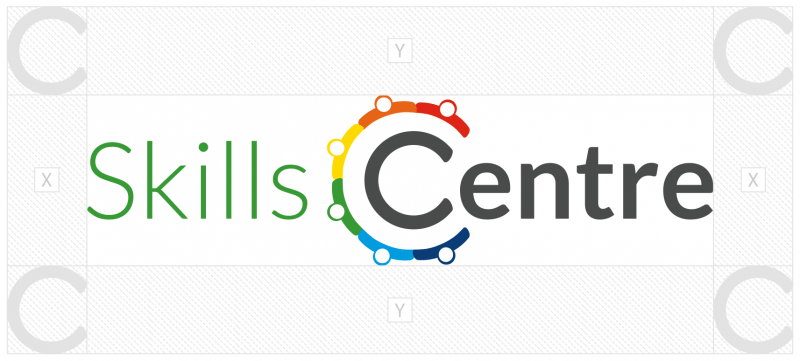 Logo and brand guidelines in Trail BC, the West Kootenays for The Community Skills Centre