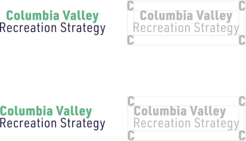 Logo design & brand guidelines Columbia Valley Recreation